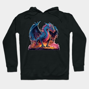 Prismatic Guardian: The Colorful Dragon Chronicles Hoodie